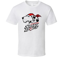 Syracuse Salty Dogs A-league Soccer Fc Team Retro Logo T Shirt
