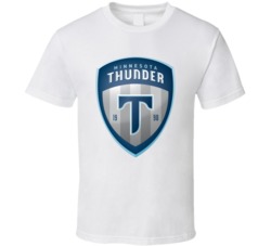 Minnesota Thunder A-league Soccer Fc Team Retro Logo T Shirt