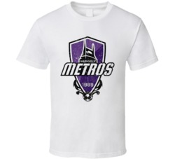 Nashville Metros A-league Soccer Fc Team Retro Logo T Shirt