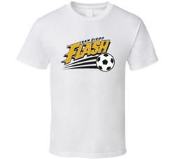 San Diego Flash A-league Soccer Fc Team Retro Logo T Shirt