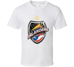 Puerto Rico Islanders A-league Soccer Fc Team Retro Logo T Shirt