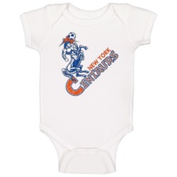 New York Centaurs A-league Soccer Fc Team Retro Logo Baby One Piece