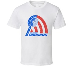Baltimore Banners World Team Tennis League Retro Team Logo T Shirt