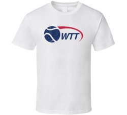 World Team Tennis League Retro Logo T Shirt
