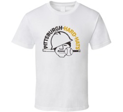 Pittsburgh Hardhats Professional Softball League Retro Team Logo T Shi