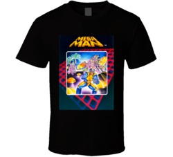 Mega Man Video Game Retro Cover T Shirt