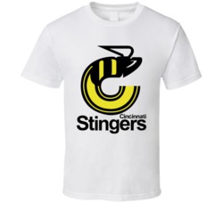 Cincinnati Stingers World Hockey Association Retro Team Logo T Shirt