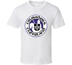 Crusaders Cleveland World Hockey Association Retro Team Logo T Shirt