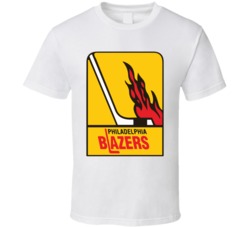 Philadelphia Blazers World Hockey Association Retro Team Logo T Shirt