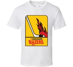 Vancouver Blazers World Hockey Association Retro Team Logo T Shirt