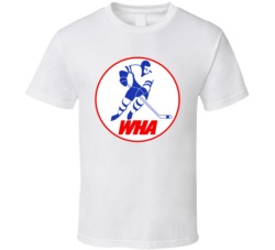 World Hockey Association Retro League Logo T Shirt