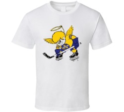 Minnesota Fighting Saints World Hockey Association Retro Team Logo T S