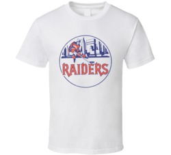 New York Raiders World Hockey Association Retro Team Logo T Shirt