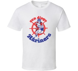 San Diego Mariners World Hockey Association Retro Team Logo T Shirt