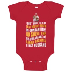 Bored Solve Carole Baskins First Husband Funny Tiger King Baby One Pie