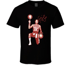 Fred Curly Neal Cartoon Harlem Globetrotters Basketball T Shirt