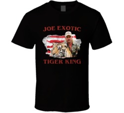 Joe Exotic Tiger King American Flag Water Color T Shirt
