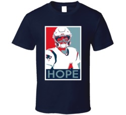 Jarrett Stidham Hope Poster New England Football Fan T Shirt
