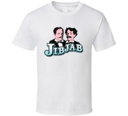 Jibjab Bros Studios Retro Look Grunge Logo T Shirt