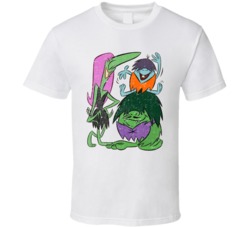 The Gruesomes Flintstones Retro Cartoon Poster T Shirt