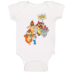 The Banana Splits Retro Cartoon Movie Poster Baby One Piece