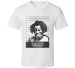 James Brown Celebrtiy Mugshot Police Department T Shirt