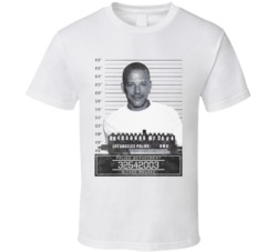 Mickey Rourke Celebrity Mugshot Police Department T Shirt