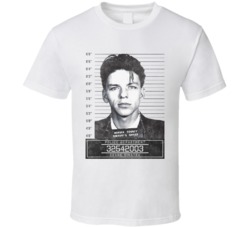 Frank Sinatra Celebrtiy Mugshot Police Department T Shirt