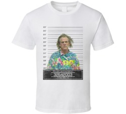 Nick Nolte Celebrtiy Mugshot Police Department T Shirt