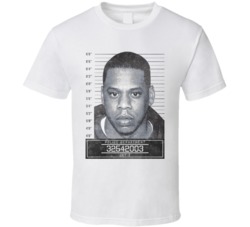 Jay Z Celebrtiy Mugshot Police Department T Shirt