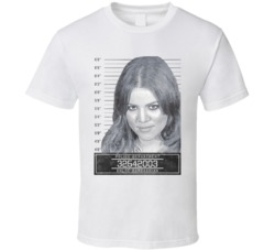 Khloe Kardashian Celebrity Mugshot Police Department T Shirt