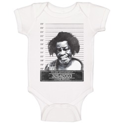 James Brown Celebrtiy Mugshot Police Department Baby One Piece