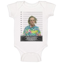 Nick Nolte Celebrtiy Mugshot Police Department Baby One Piece