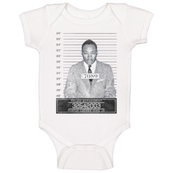 Martin Luther King Jr Celebrity Mugshot Police Department Baby One Pie