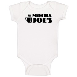 Mocha Joes Coffee Shop Baby One Piece