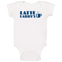 Latte Larry's Curb Your Enthusiasm Baby One Piece
