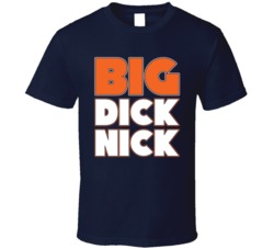 Big Dick Nick Foles Chicago Football Player Fan T Shirt