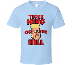 Tiger King Of The Hill Joe Exotic Cartoon Parody Fan T Shirt