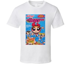 The Powerpuff Girls Retro Cereal Box Poster T Shirt