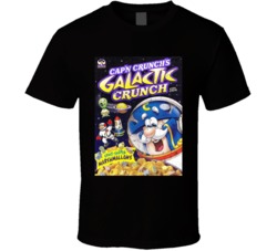 Cap'n Crunch Galactic Cereal Retro Box Poster T Shirt