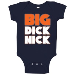 Big Dick Nick Foles Chicago Football Player Fan Baby One Piece
