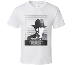 Benjamin Siegel Mafia Mugshot Police Department T Shirt