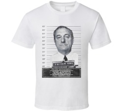Paul Castellano Mafia Mugshot Police Department T Shirt