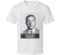Frank Costello Mafia Mugshot Police Department T Shirt