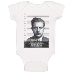 Albert Anastasia Mafia Mugshot Police Department Baby One Piece