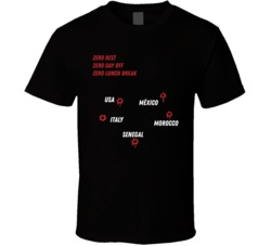Zero Zero Zero Locations Drug Dealing Cocoaine Tv Show Fan T Shirt