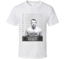 Buff Bagwell Famous Sports Star Mugshot Police Department T Shirt