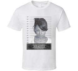 Nicole Richie Mugshot Police Department T Shirt