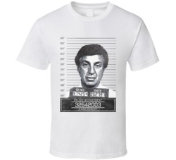 Marv Albert Famous Sports Star Mugshot Police Department T Shirt