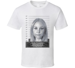 Amanda Bynes Celebrity Mugshot Police Department T Shirt